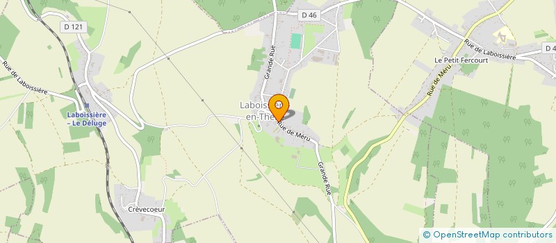 localisation de l'entreprise GROUPE LA BOULANGEOISE  LABOISSIERE-EN-THELLE