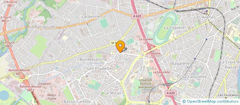 localisation de l'entreprise GROUPE LA DEPECHE DU MIDI à TOULOUSE