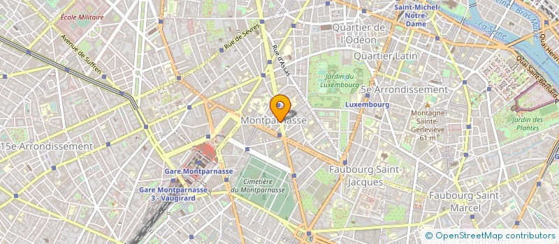 localisation de l'entreprise GROUPE LA FRANCAISE à PARIS