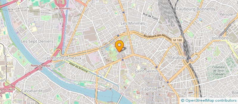 localisation de l'entreprise GROUPE LA GALERIE DE L'IMMOBILIER  TOULOUSE