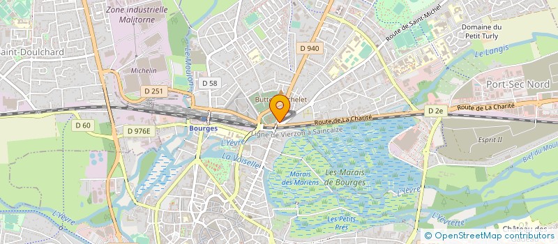 localisation de l'entreprise GROUPE LABEL 18 à BOURGES