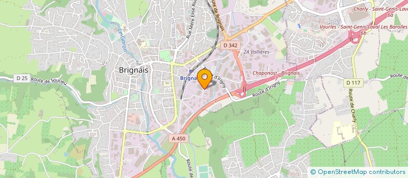localisation de l'entreprise GROUPE LABEL POSE à BRIGNAIS
