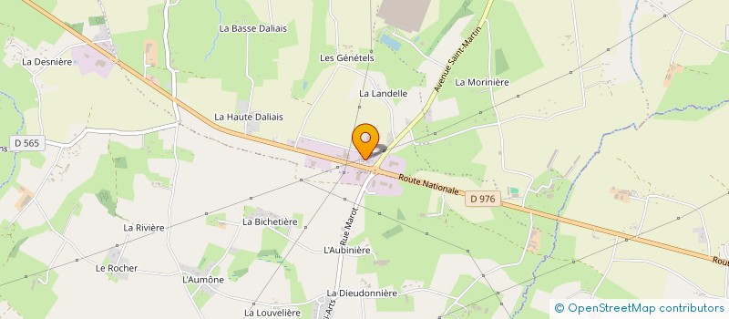 localisation de l'entreprise GROUPE LACTA-TRAITE à ISIGNY-LE-BUAT
