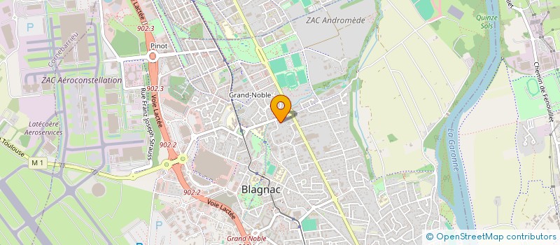 localisation de l'entreprise GROUPE LAFFORGUE à BLAGNAC