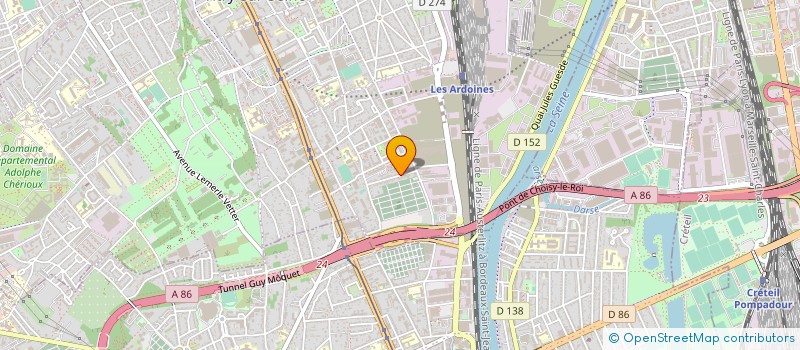 localisation de l'entreprise GROUPE LAFONTAINE à VITRY-SUR-SEINE