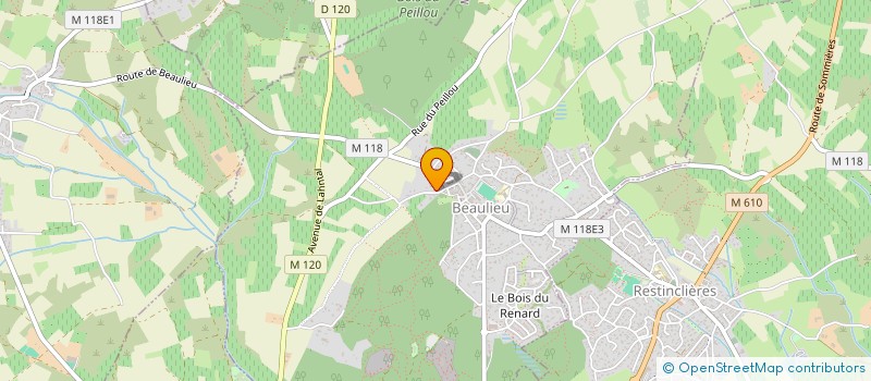 localisation de l'entreprise GROUPE LALA à BEAULIEU