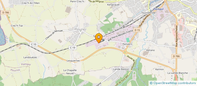 localisation de l'entreprise GROUPE LALOI  PAIMPOL