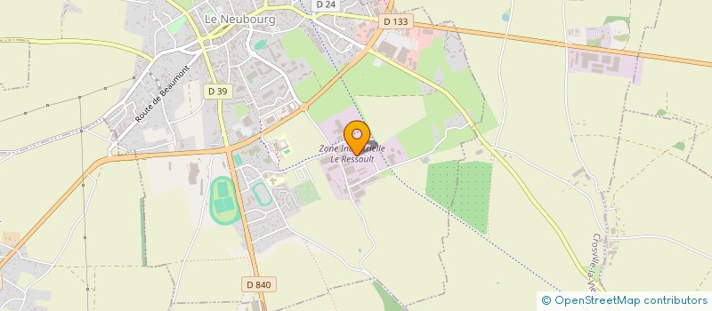 localisation de l'entreprise GROUPE LAMERANT SA  LE NEUBOURG