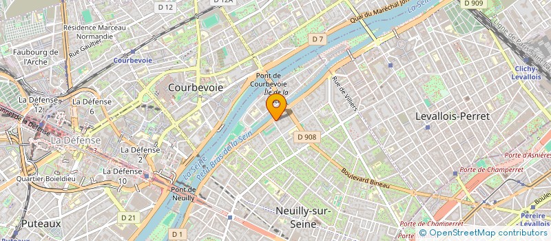 localisation de l'entreprise GROUPE LANA à NEUILLY-SUR-SEINE