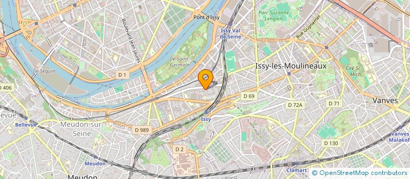 localisation de l'entreprise GROUPE LANGE à ISSY-LES-MOULINEAUX