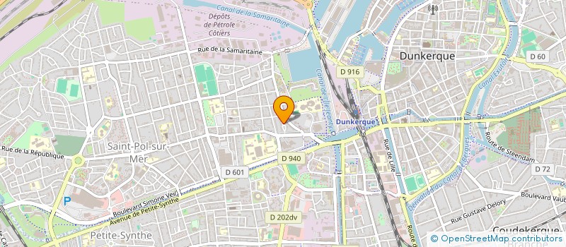 localisation de l'entreprise GROUPE LANGEVIN MATERNELLE ET PRIMAIRE à DUNKERQUE