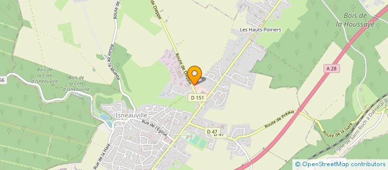 localisation de l'entreprise GROUPE LAPEYRE à ISNEAUVILLE