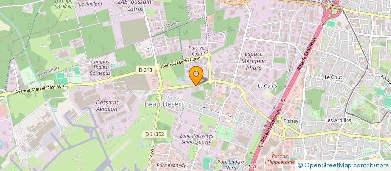 localisation de l'entreprise GROUPE LAPO  ARTIGUES-PRES-BORDEAUX