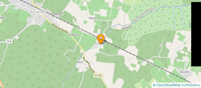 localisation de l'entreprise GROUPE LAUKI  SAINT-GERMAIN-D'ESTEUIL