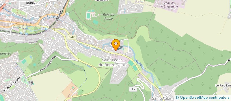 localisation de l'entreprise GROUPE LAUMAS  SAINT-LEGER-DU-BOURG-DENIS