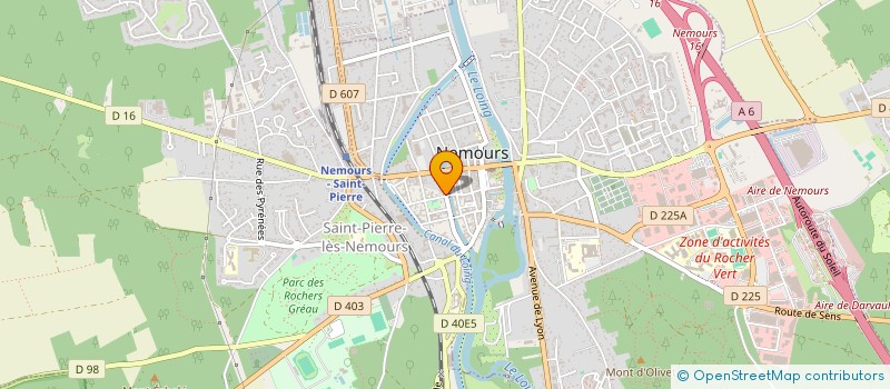 localisation de l'entreprise GROUPE LAURENT SA à NEMOURS