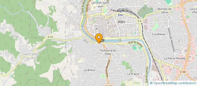 localisation de l'entreprise GROUPE LBC - CONSTRUCTION ET RENOVATION à ALES