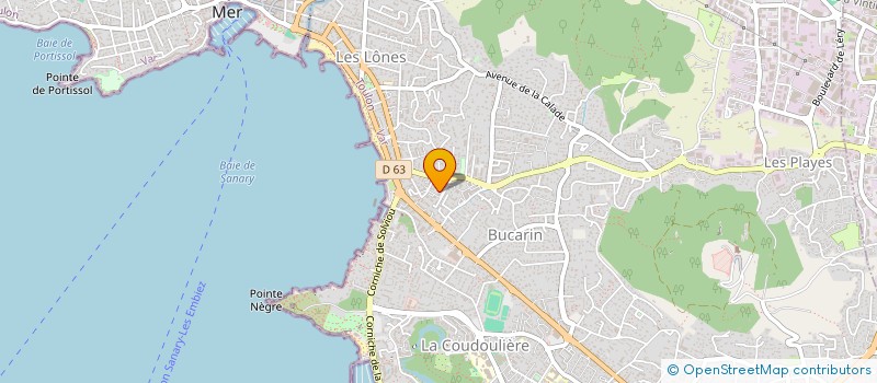 localisation de l'entreprise GROUPE LC BAT à SIX-FOURS-LES-PLAGES