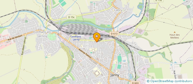 localisation de l'entreprise GROUPE LE BRAS  JARNY