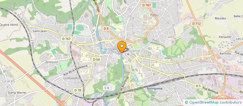 localisation de l'entreprise GROUPE LE GRAET à GUINGAMP