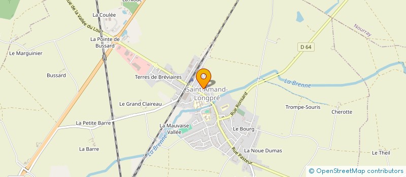 localisation de l'entreprise GROUPE LE JEUNE à SAINT-AMAND-LONGPRE
