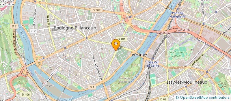 localisation de l'entreprise GROUPE LEAN à BOULOGNE-BILLANCOURT