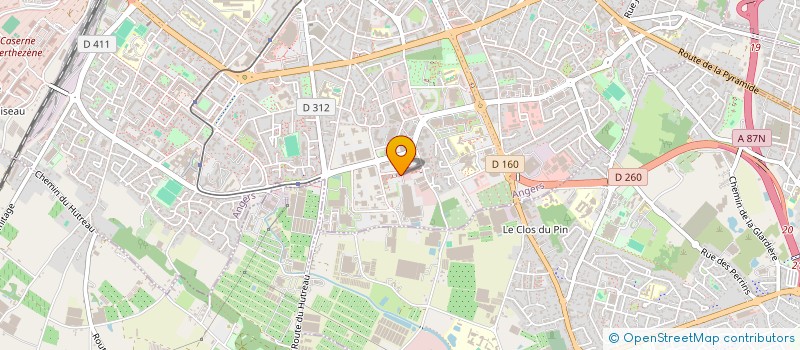 localisation de l'entreprise GROUPE LEBRUN à ANGERS