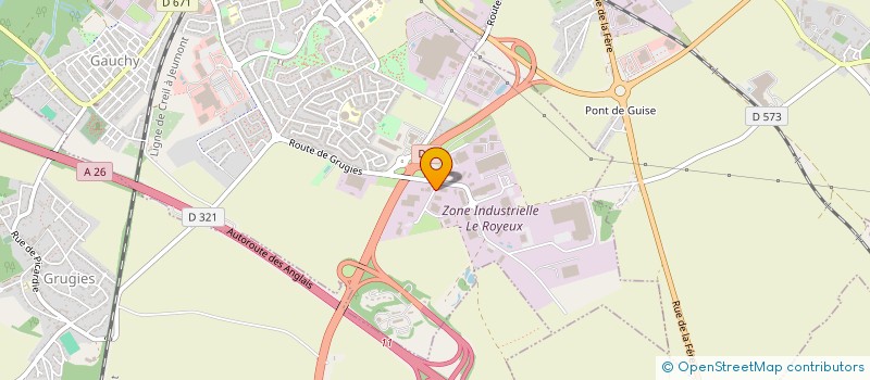 localisation de l'entreprise GROUPE LECLERE à GAUCHY