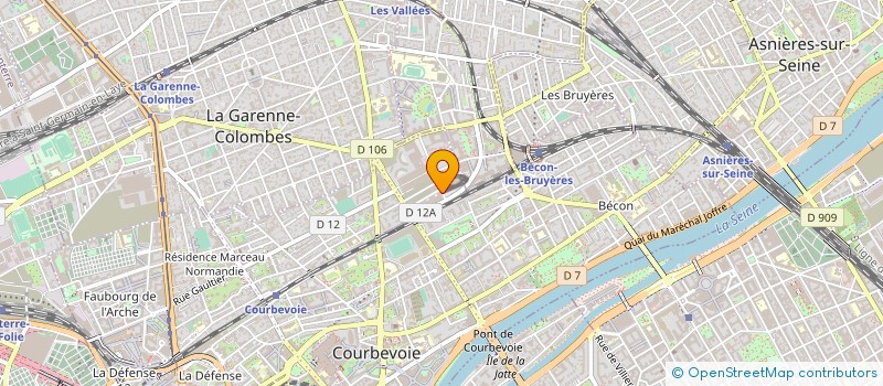 localisation de l'entreprise GROUPE LEDHERNEZ à COURBEVOIE