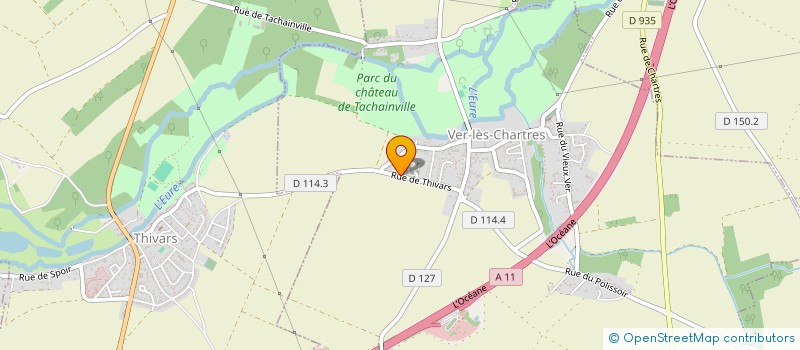 localisation de l'entreprise GROUPE LEGENDRE FINANCES à VER-LES-CHARTRES