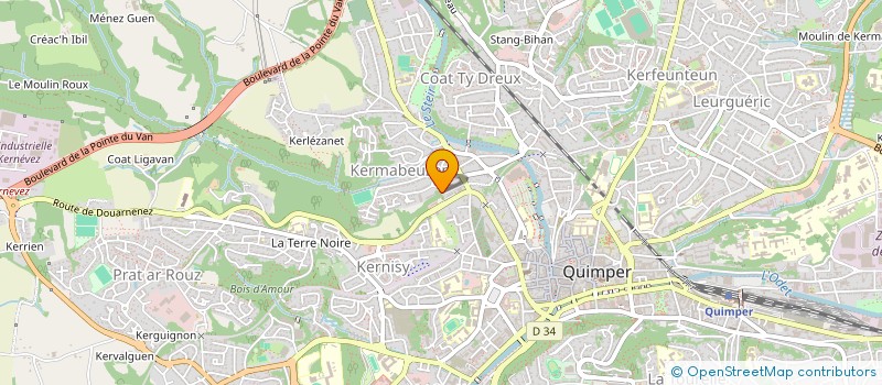 localisation de l'entreprise GROUPE-LEGOFF.NET à QUIMPER
