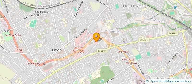 localisation de l'entreprise GROUPE LEMPEREUR LOCATIONS à LIEVIN