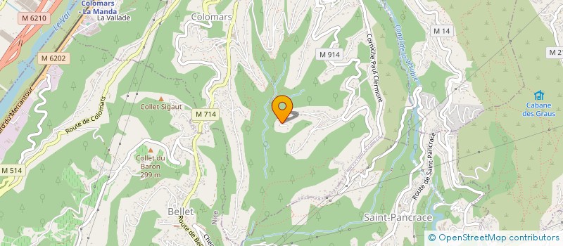 localisation de l'entreprise GROUPE LEONETTI  COLOMARS