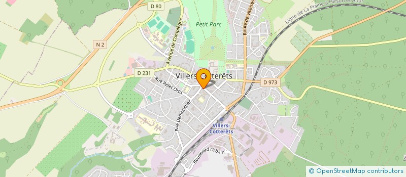 localisation de l'entreprise GROUPE LEPERCQ IMMOBILIER à VILLERS-COTTERETS