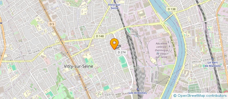 localisation de l'entreprise GROUPE LES BATISSEURS à VITRY-SUR-SEINE