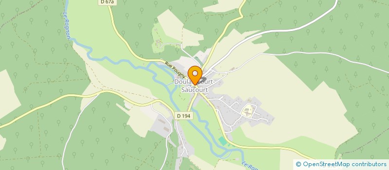 localisation de l'entreprise GROUPE LES VIOLETTES à DOULAINCOURT-SAUCOURT