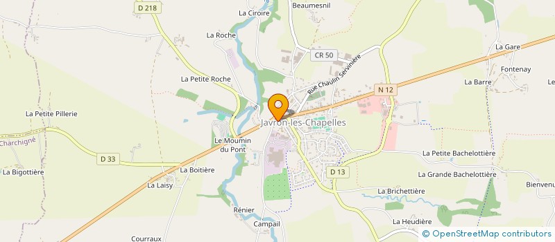 localisation de l'entreprise GROUPE LESLIE PLACID'OR JAVRON à JAVRON-LES-CHAPELLES