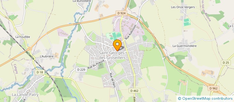 localisation de l'entreprise GROUPE LEVERRIER à SAINT GEORGES DES GROSEILLERS