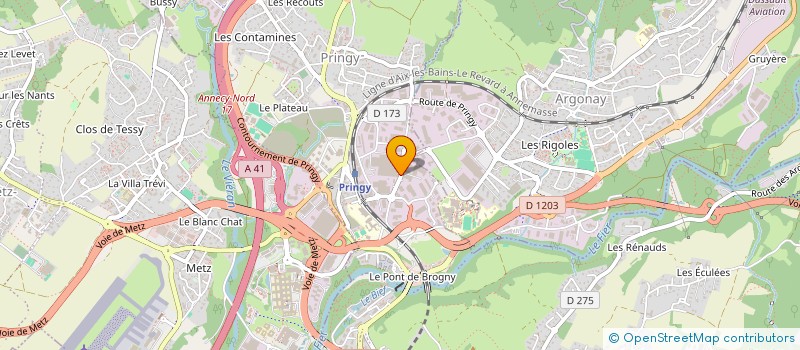 localisation de l'entreprise GROUPE LG2M à ANNECY