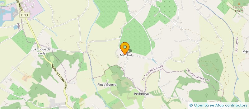 localisation de l'entreprise GROUPE LGA  ALLEZ-ET-CAZENEUVE