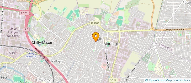 localisation de l'entreprise GROUPE LGI CONNECT à MORANGIS
