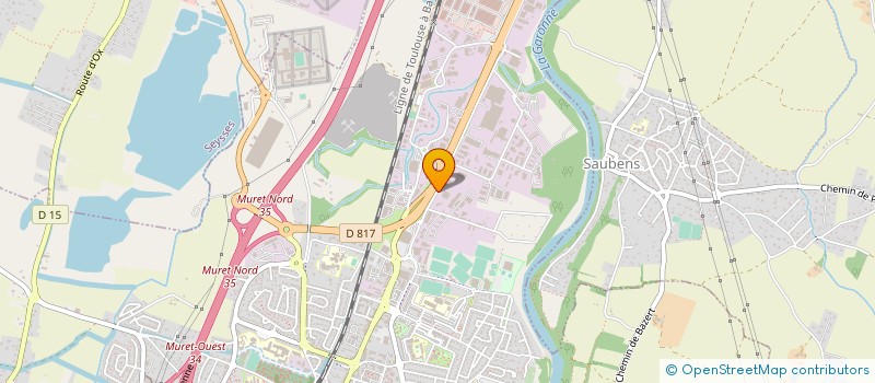 localisation de l'entreprise GROUPE LHORO-AGEST à MURET