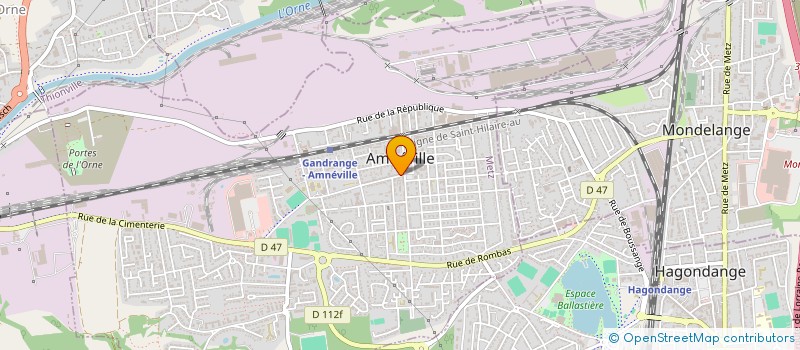 localisation de l'entreprise GROUPE LIAISONS MERCURIALES à AMNEVILLE