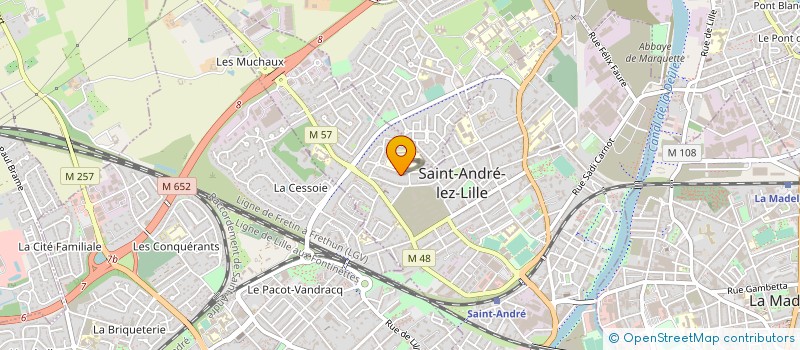 localisation de l'entreprise GROUPE LIBERATEURS D'IDEES à SAINT-ANDRE-LEZ-LILLE