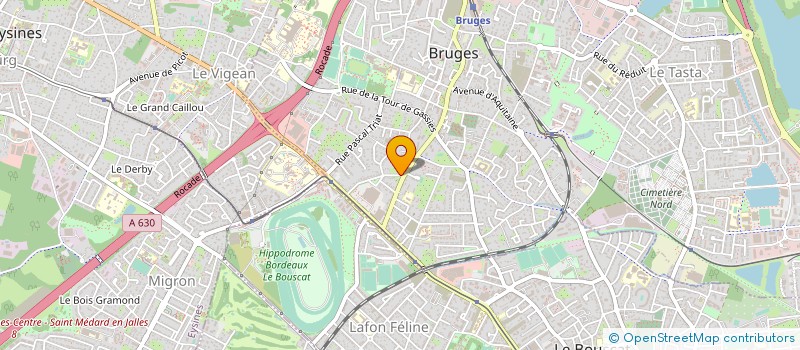 localisation de l'entreprise GROUPE LILLET à BRUGES