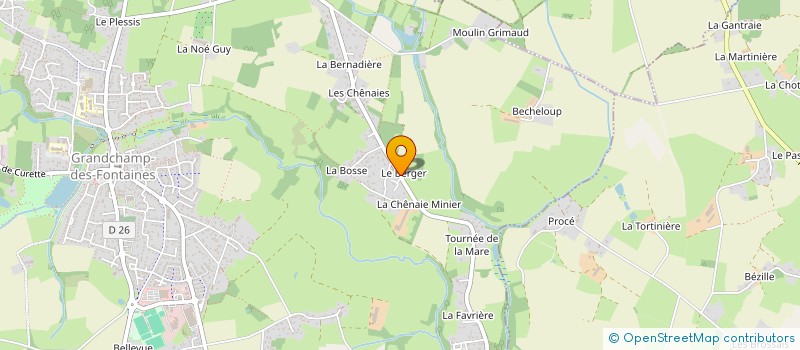 localisation de l'entreprise GROUPE LISANVIC  GRANDCHAMP-DES-FONTAINES