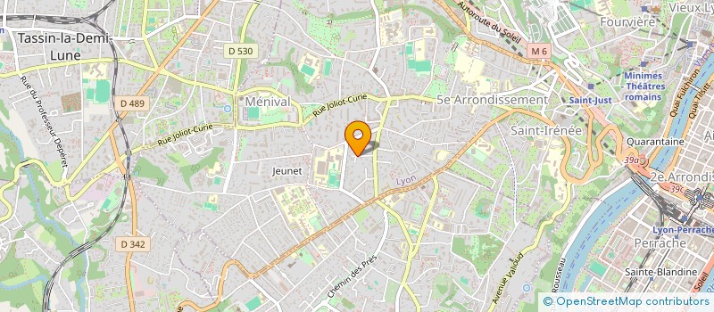 localisation de l'entreprise GROUPE LLP PRODUCTION à LYON