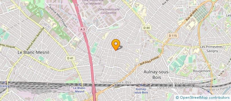 localisation de l'entreprise GROUPE LLT à AULNAY-SOUS-BOIS