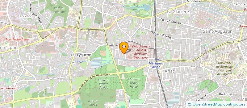 localisation de l'entreprise GROUPE LMGS  MERIGNAC