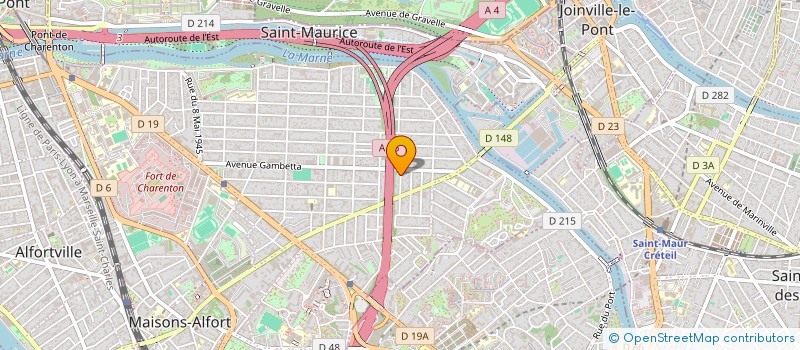 localisation de l'entreprise GROUPE LNE  MAISONS-ALFORT